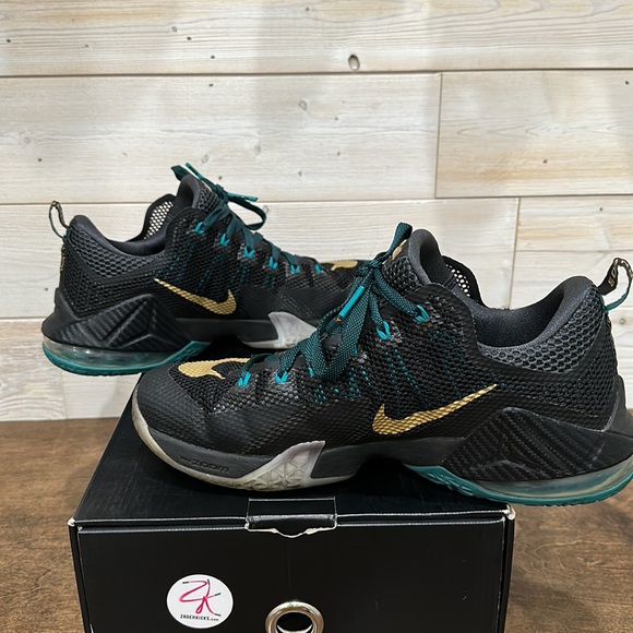 Lebron 13 Low Black Metallic Gold Anthracite - Picture 6 of 6